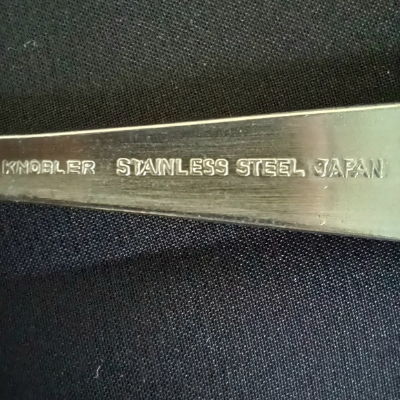 KNOBLER Grapefruit Spoons Set Of Six Stainless Steel 6" Item Code Kn1 Silverware - Picture 3 of 5